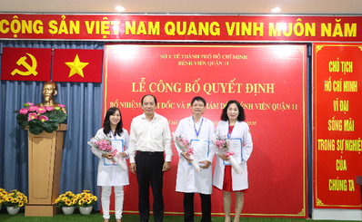 Lễ công bố Quyết định bổ nhiệm Ban Giám đốc Bệnh viện Quận 11 trực thuộc Sở Y tế Thành phố Hồ Chí Minh